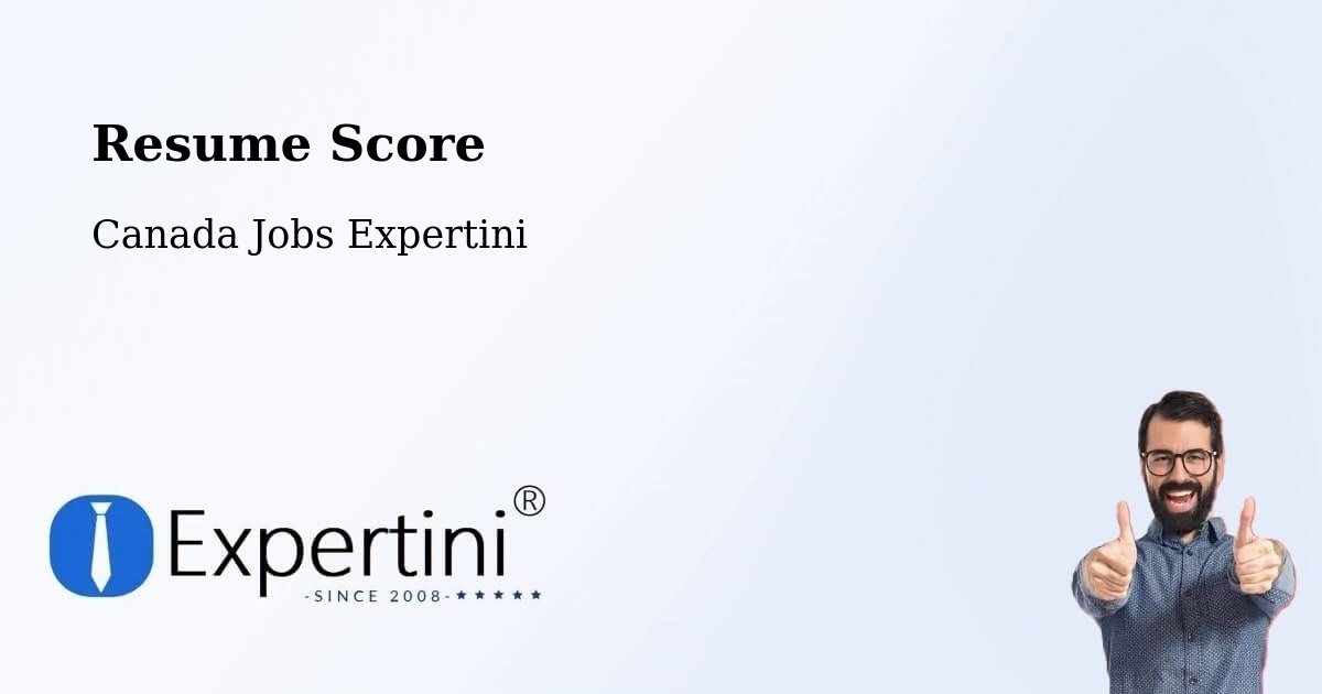 Resume Score & Job Description Match Tool – Cornwall - Canada Jobs Expertini
